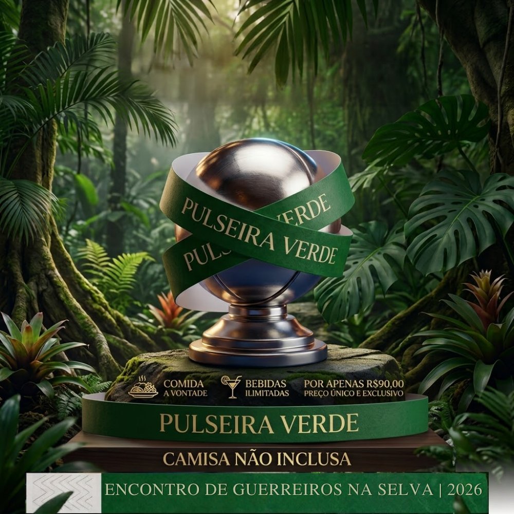Pulseira Verde Maiores de 18 Anos | Open Food & Open Bar Ilimitado